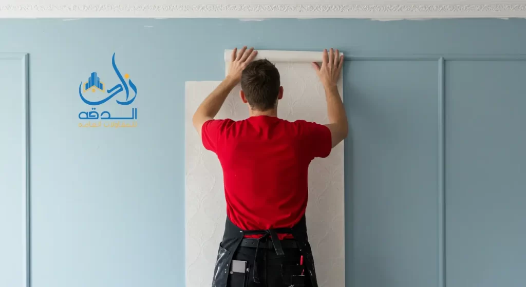 تركيب ورق حائط